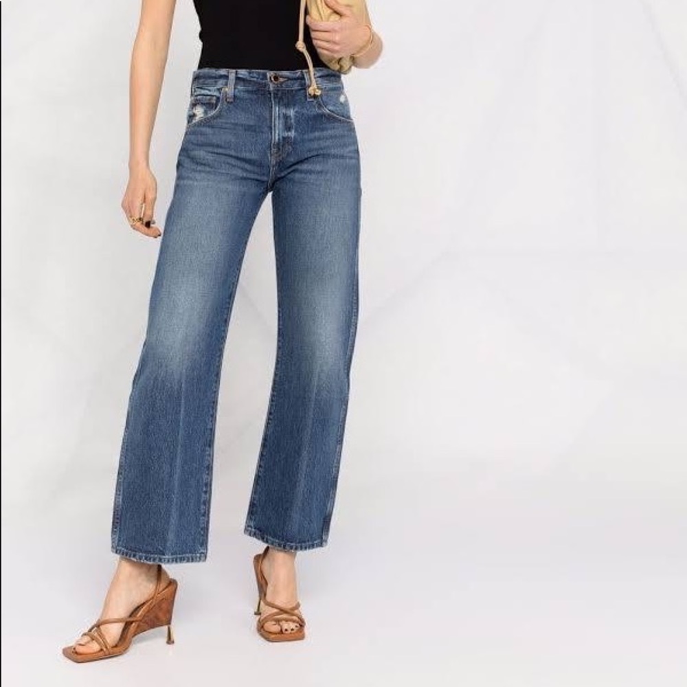 KHAITE Kerrie Straight Leg Jeans